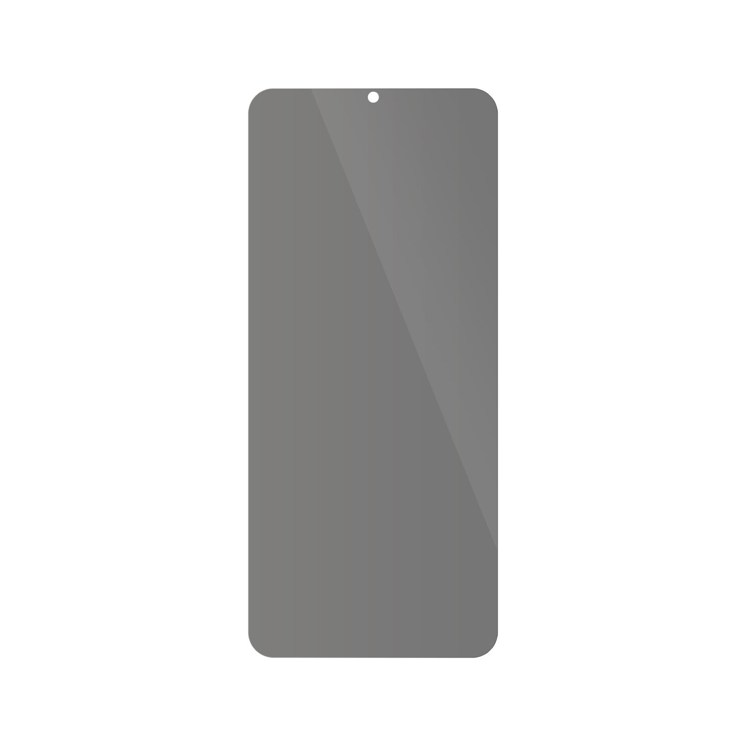 dipos Displayschutz für Huawei Nova Y61, mit Blickschutzfilter und perfekter Passform auch für die Rundungen