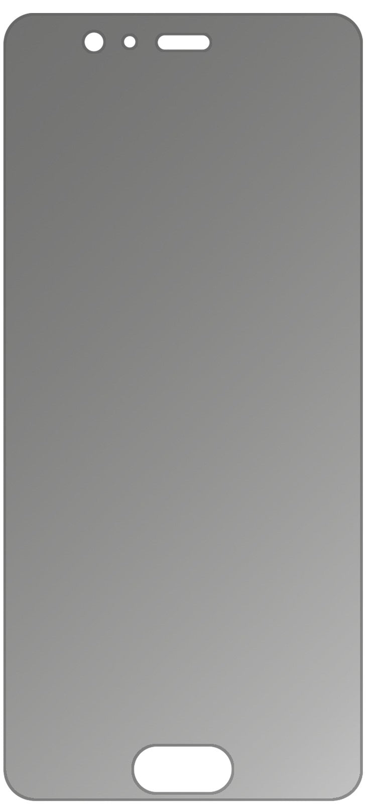 dipos Displayschutz für Huawei P10, mattierte Oberfläche, Blickschutzfilter und perfekter Passform