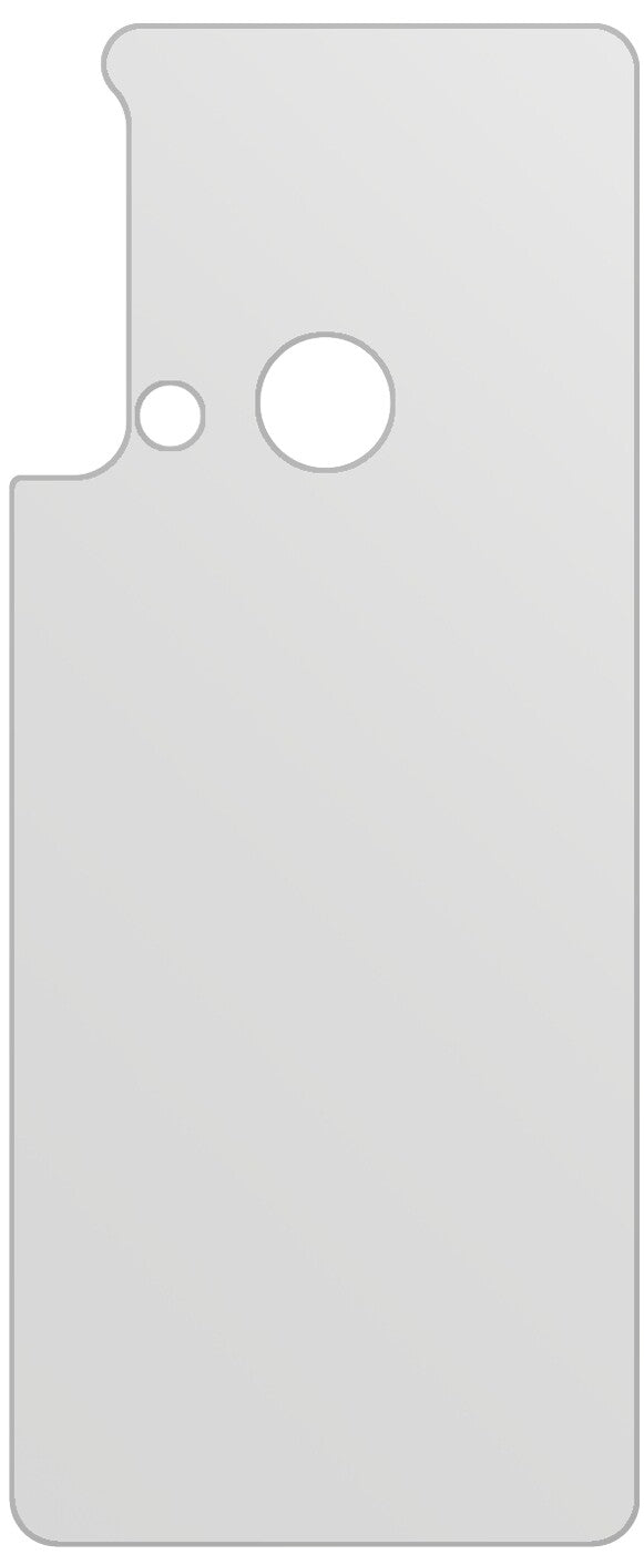 dipos Displayschutz für Huawei P20 lite (2019) Rückseite, mattierte Oberfläche, geringe Dicke und perfekte Passform