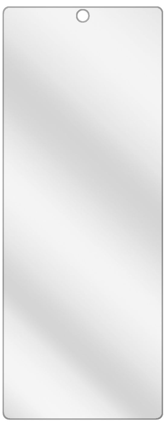 dipos Displayschutz für Huawei P50 Pro, transparente Oberfläche, geringe Dicke und perfekte Passform