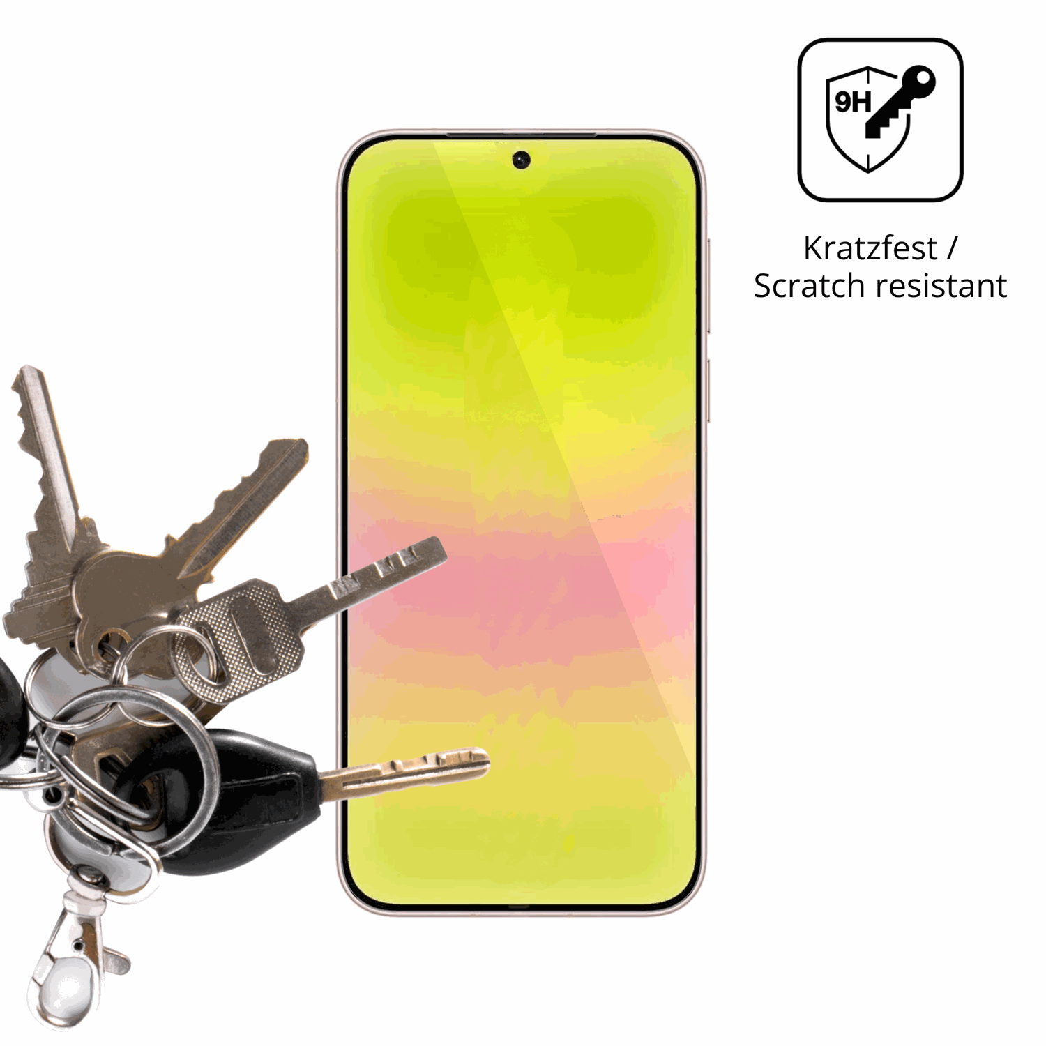 dipos Displayschutz für Huawei Pura 90 Pro, transparente Oberfläche, perfekte Passform auch für die Rundungen