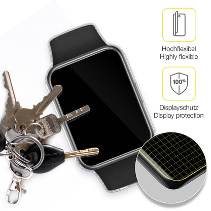 dipos Displayschutz für Huawei Watch Fit 2, transparente Oberfläche, geringe Dicke und perfekte Passform