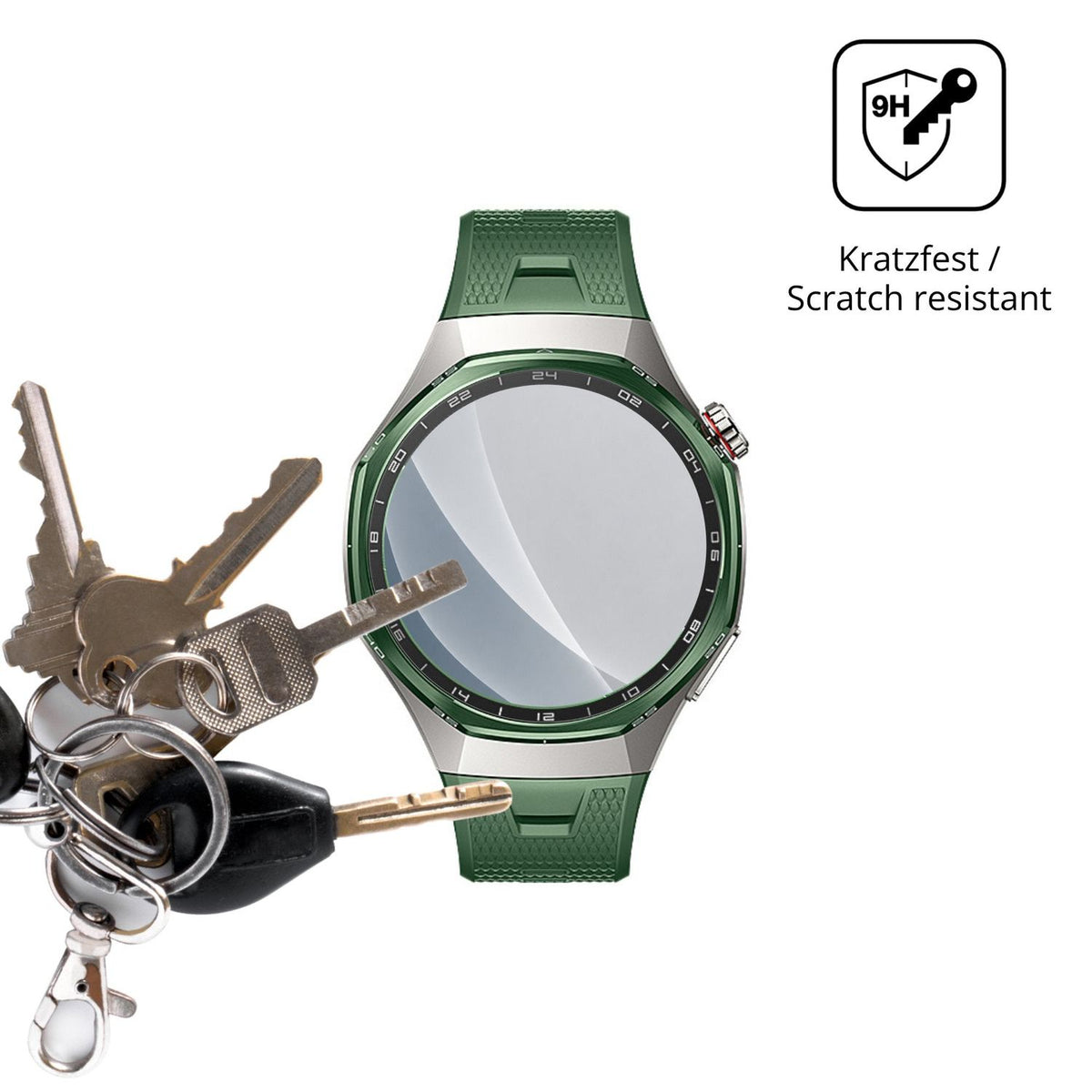 dipos Displayschutz für Huawei Watch GT 7 Pro, mattierte Oberfläche, robuste Festigkeit und perfekte Passform