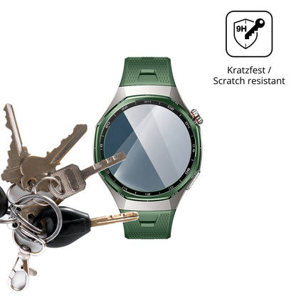 dipos Displayschutz für Huawei Watch GT 7 Pro, transparente Oberfläche, perfekte Passform auch für die Rundungen