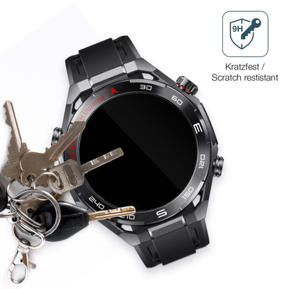 dipos Displayschutz für Huawei Watch Ultimate 2 Black, transparente Oberfläche, perfekte Passform auch für die Rundungen
