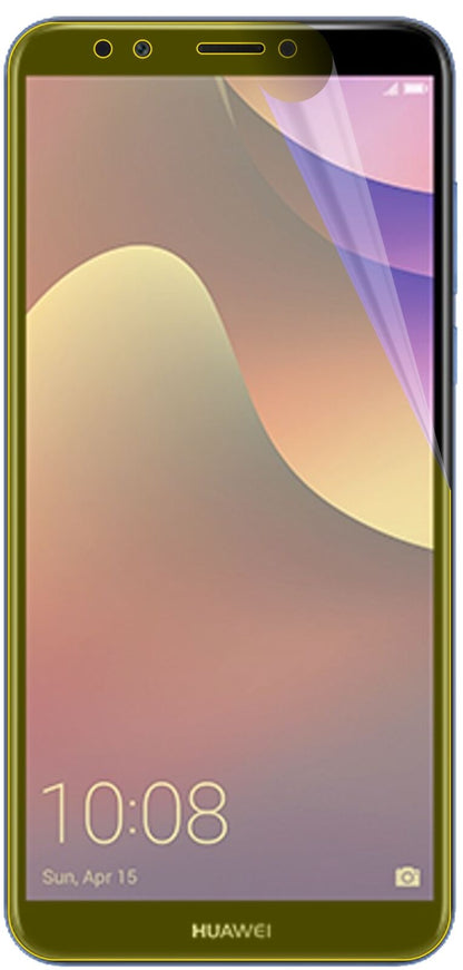 dipos Displayschutz für Huawei Y7 Prime (2018), transparente Oberfläche, geringe Dicke und perfekte Passform