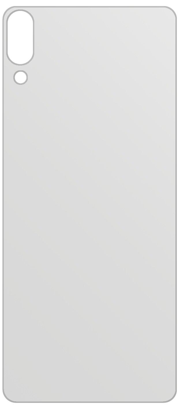 dipos Displayschutz für Huawei Y7 Pro (2019) Rückseite, mattierte Oberfläche, geringe Dicke und perfekte Passform