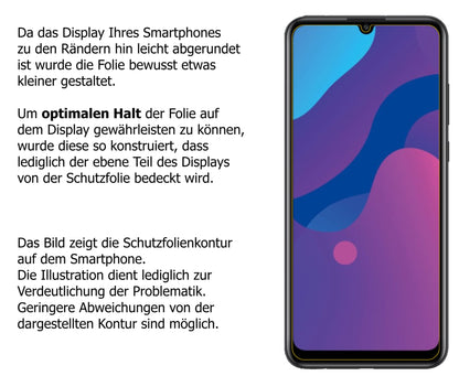 Schutzfolie mit optimaler Passform, zur Verwendung mit Hüllen geeignet