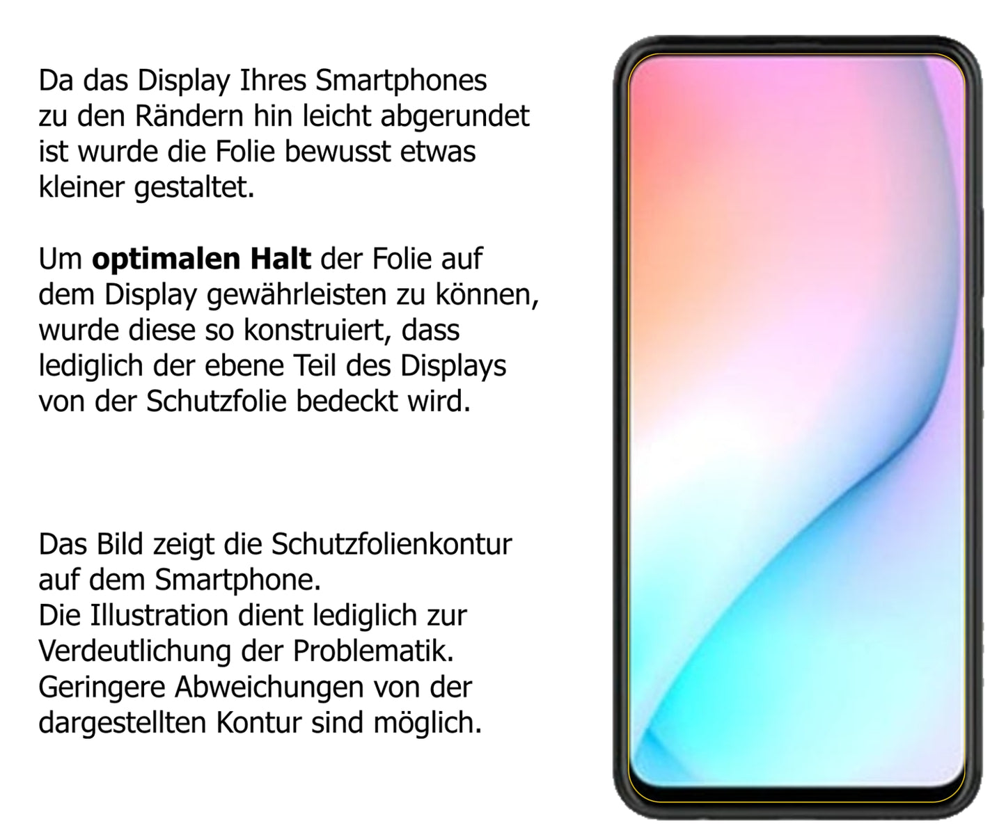 Dünne und klare Folie passend zugeschnitten für Huawei Enjoy 10 Plus