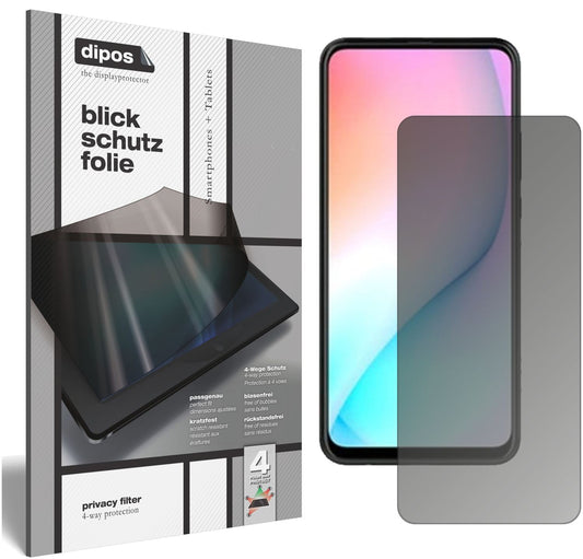 Blickschutzfolie für Huawei Enjoy 10 Plus matt Schutzfolie Privacy