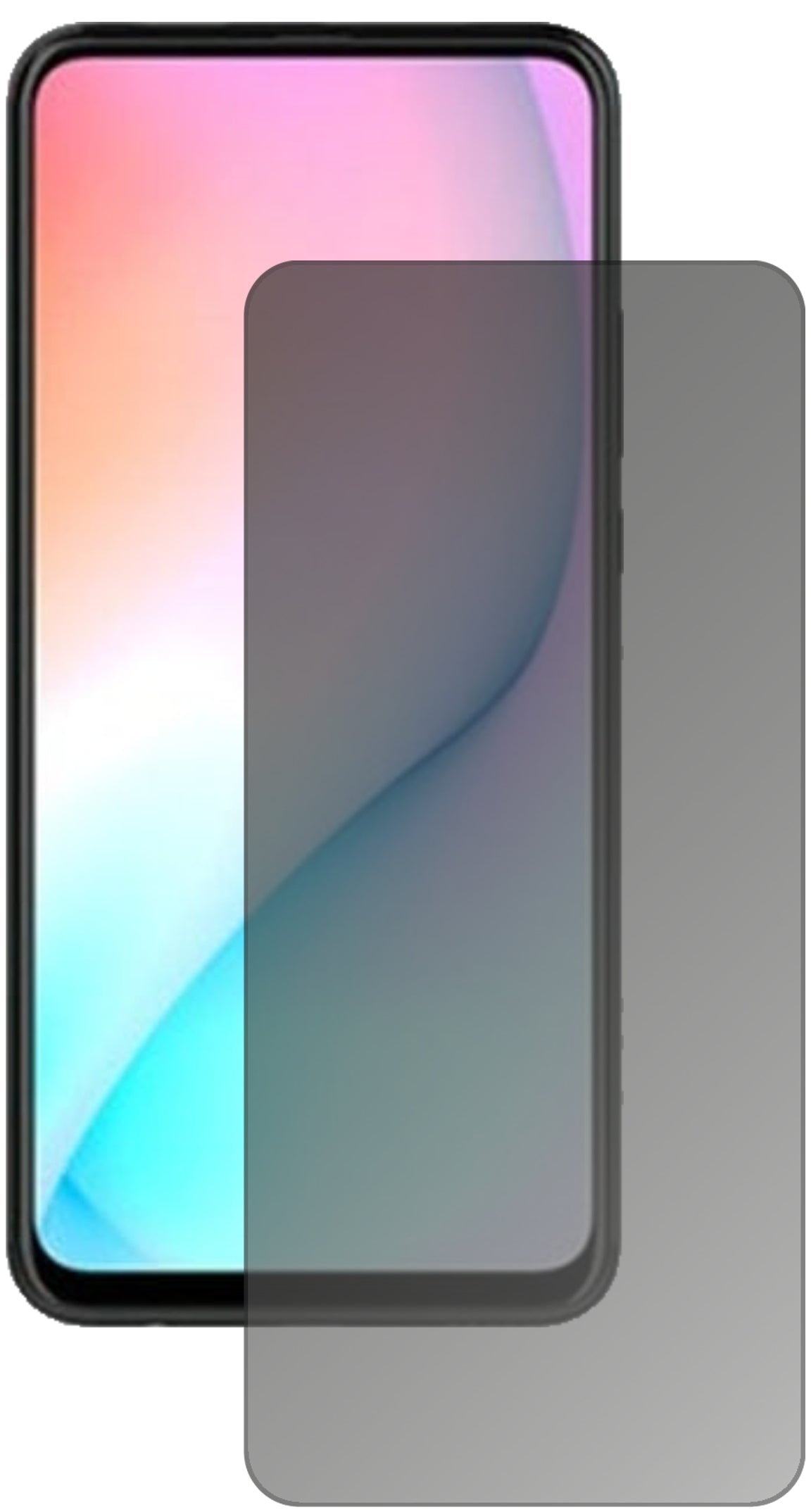 Blickschutzfolie für Huawei Enjoy 10 Plus matt Schutzfolie Privacy