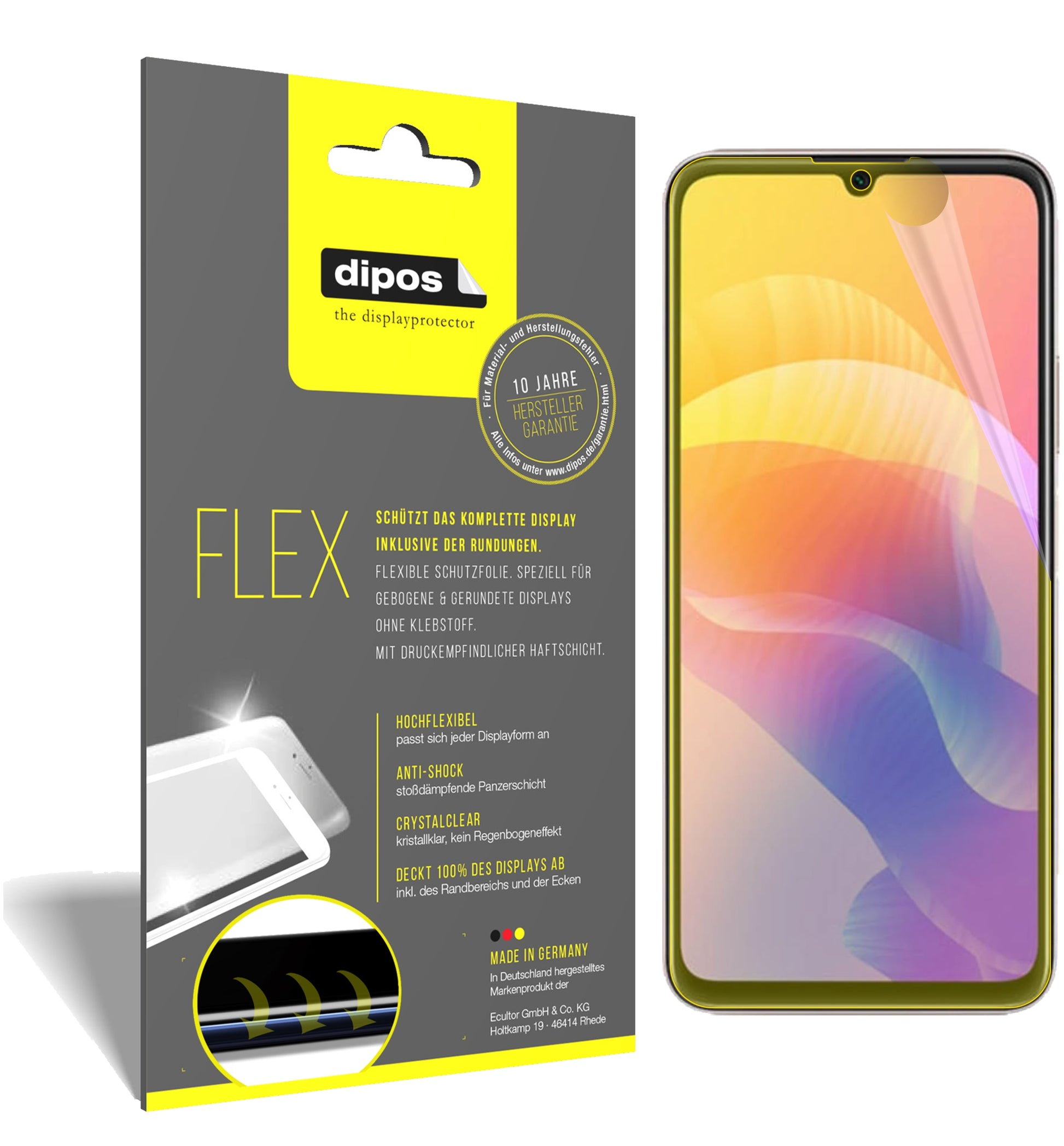 3D Full Cover Displayschutzfolie: Case-freundlicher Schutz mit perfekter Passform für dein Display. 