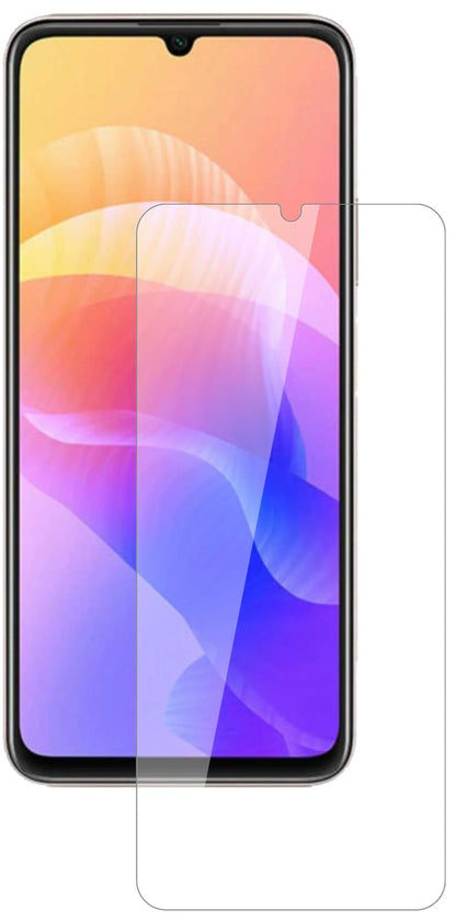 HuaweiEnjoy 20 5G mit aufgebrachter dipos Flex Schutzfolie, glasklare Darstellung ohne Einschränkungen
