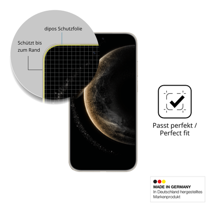 Schutzfolie mit optimaler Passform, zur Verwendung mit Hüllen geeignet