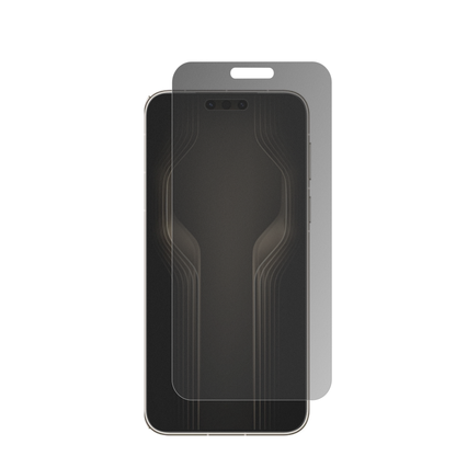 huaweimate 80 mit aufgebrachtem dipos Displayschutz, der seitliche Einblicke blockiert