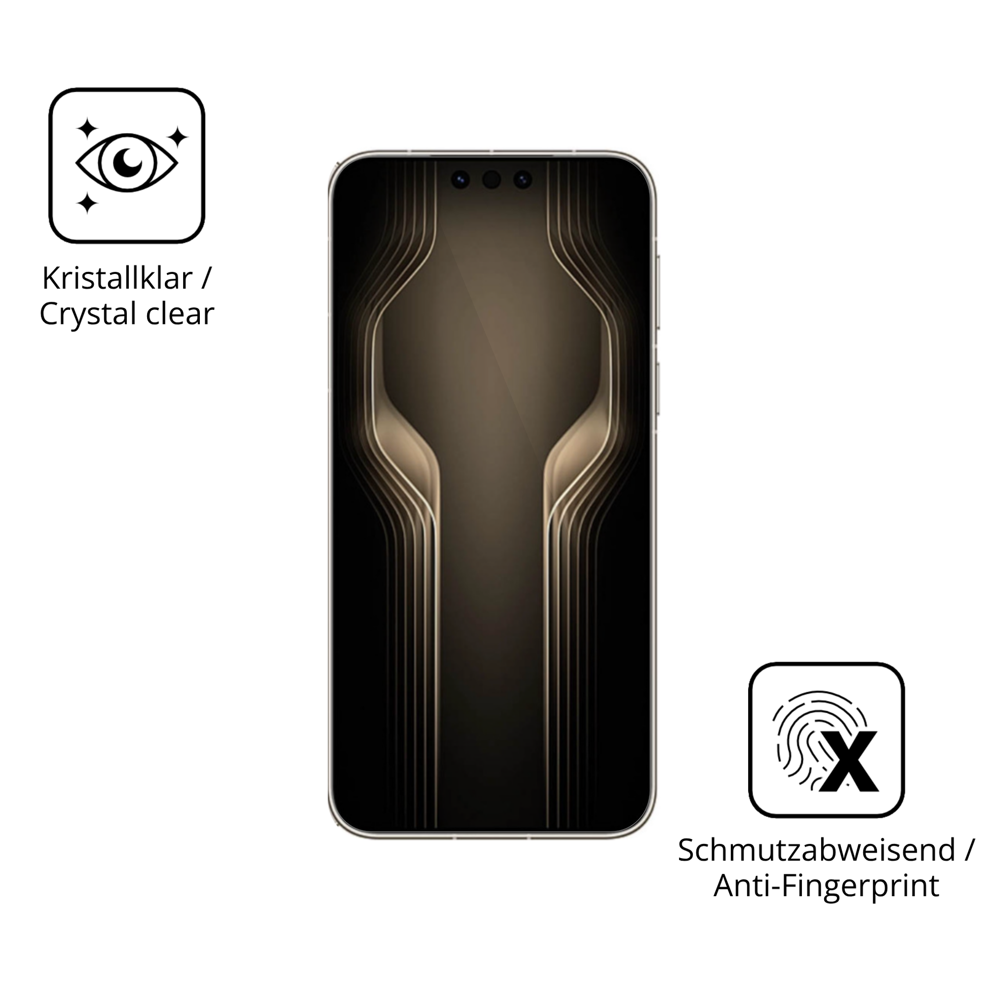 Flexible TPU-Folie passend zugeschnitten für huaweimate 80 pro, vollständige Abdeckung