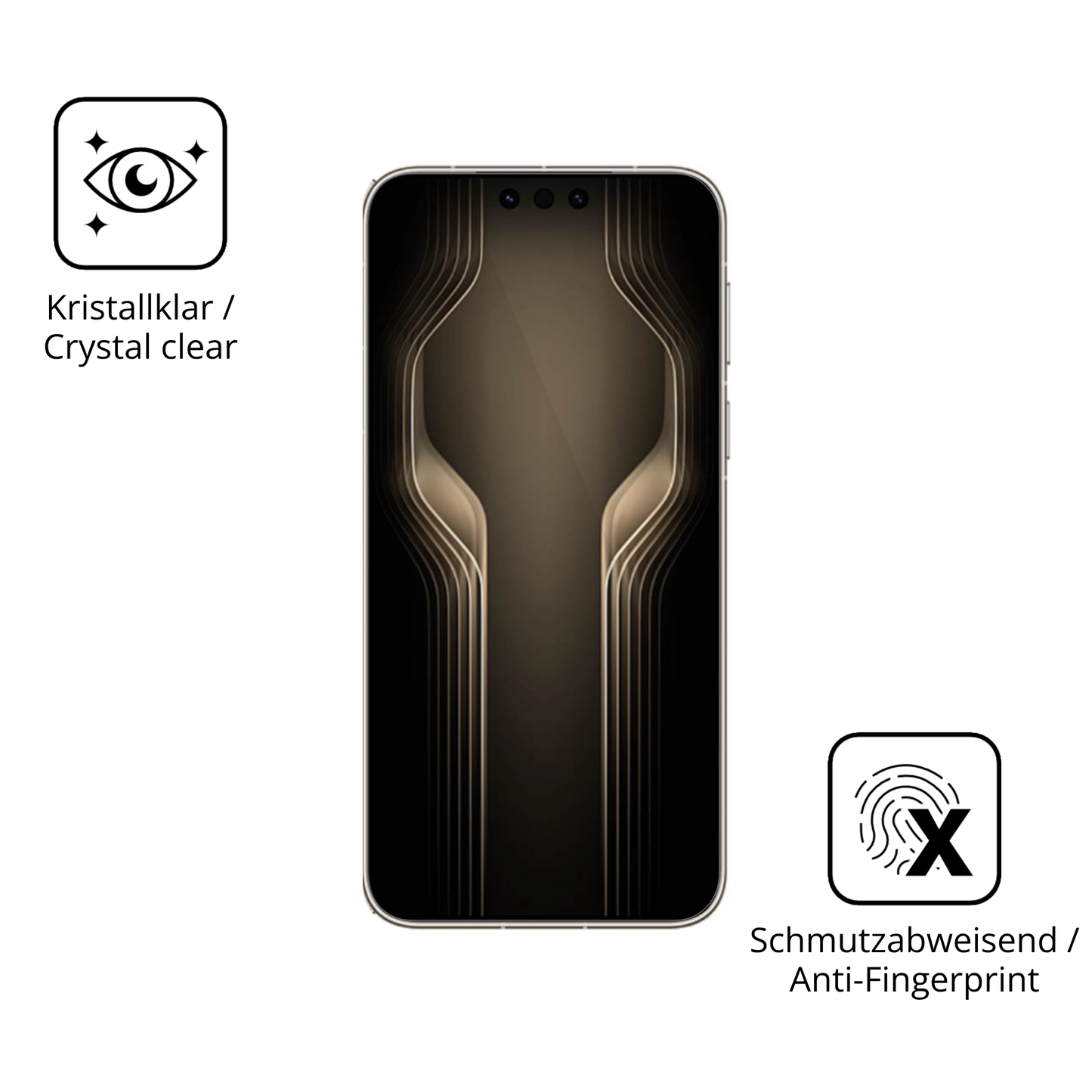 Flexible TPU-Folie passend zugeschnitten für huaweimate 80, vollständige Abdeckung