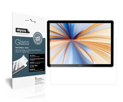 Matte Displayschutzfolie von dipos passend für Huawei MateBook E (2019), 9H kratzfest und blasenfrei montiert