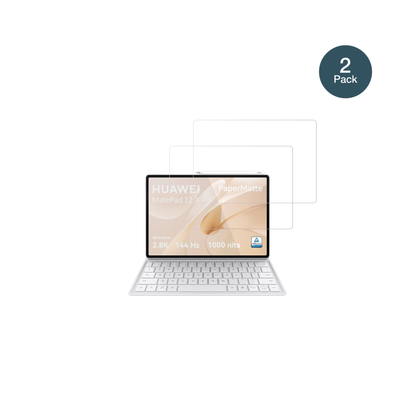 huaweimatepad 12x 2025 mit aufgebrachter dipos Flex Schutzfolie, glasklare Darstellung ohne Einschränkungen