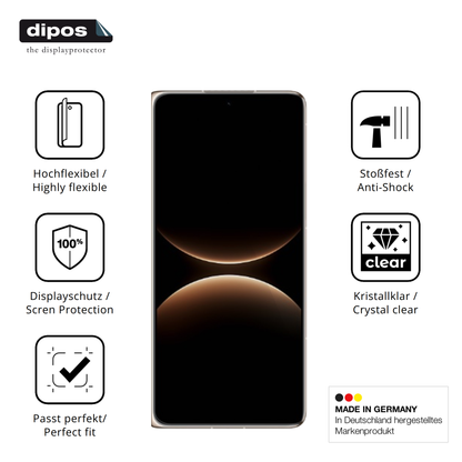 Displayschutz hergestellt in Deutschland, höchste Qualität made in Germany