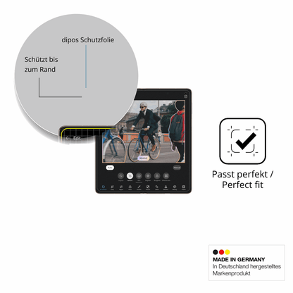 Besonders flexibler Displayschutz mit Anti-Shock-Schicht im Materialmix