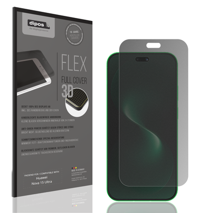 Blickschutzfolie von dipos passend für Huawei Nova 15 Ultra, 100% Displayabdeckung und blasenfreie Montage