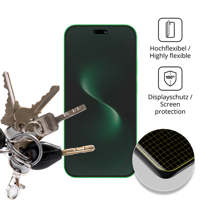 dipos Displayschutz für Huawei Nova 15 Ultra, mit Blickschutzfilter und perfekter Passform auch für die Rundungen