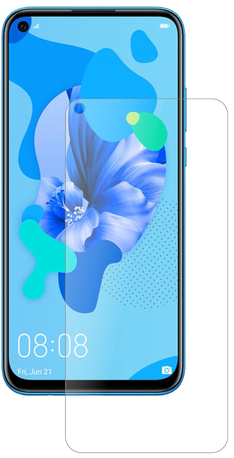 Huaweinova 5i mit aufgebrachter dipos Panzerfolie, die lästige Fingerabdrücke minimiert