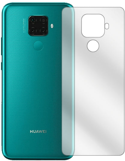 Huaweinova 5i Pro Rückseite mit aufgebrachter dipos Displayschutzfolie, glasklare Darstellung ohne Einschränkungen