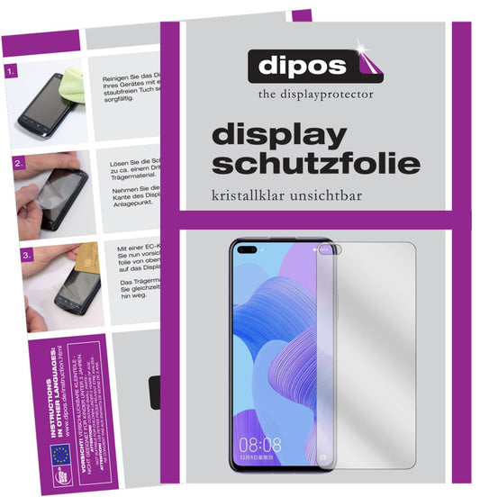 6x Schutzfolie klar für Huawei nova 6 5G Display-Schutzfolie
