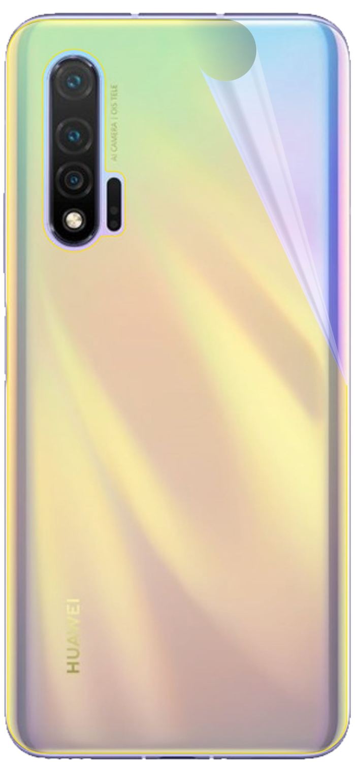 2x 3D Full Cover Schutzfolie für Huawei nova 6 Rückseite