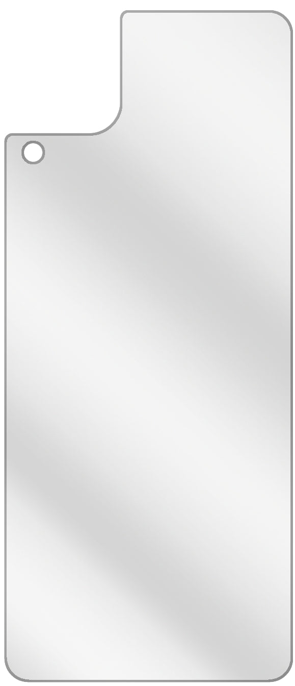 dipos Displayschutz für Huawei P40 Lite Rückseite, transparente Oberfläche, geringe Dicke und perfekte Passform