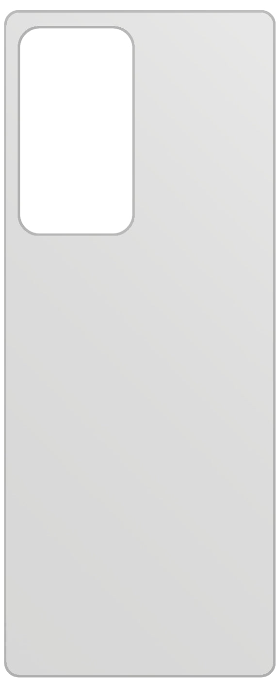 dipos Displayschutz für Huawei P40 Rückseite, mattierte Oberfläche, geringe Dicke und perfekte Passform