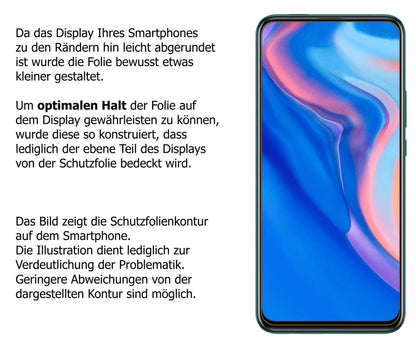 Dünne und klare Folie passend zugeschnitten für Huawei P Smart Pro (2020)