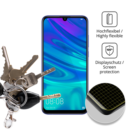 2x 3D Full Cover Schutzfolie für Huawei P Smart Pro 2019