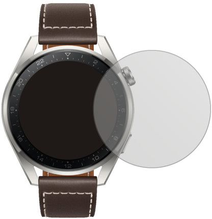 HuaweiWatch 3 Pro mit aufgebrachter dipos Displayschutzfolie, die lästige Fingerabdrücke minimiert