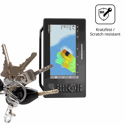 dipos Displayschutz für Humminbird Xplore 9, mattierte Oberfläche, robuste Festigkeit und perfekte Passform