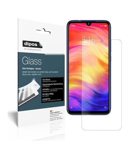 1x 9H Schutzfolie matt für Xiaomi Redmi Note 7 Panzerfolie