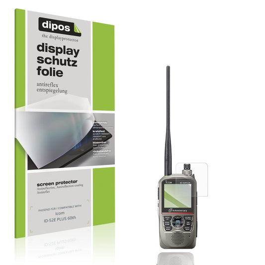 4x Schutzfolie matt für Icom ID-52E PLUS 60th Display-Schutzfolie