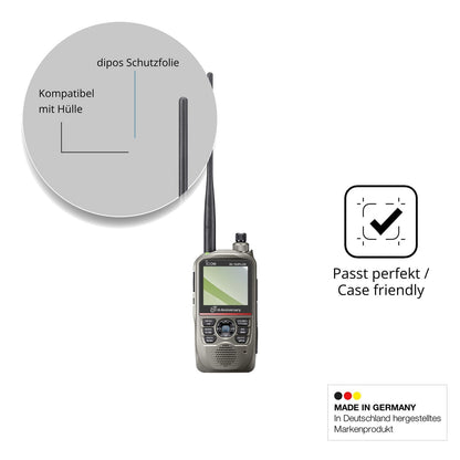 4x Schutzfolie matt für Icom ID-52E PLUS 60th Display-Schutzfolie