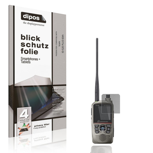 Blickschutzfolie für Icom ID-52E PLUS 60th matt Schutzfolie Privacy