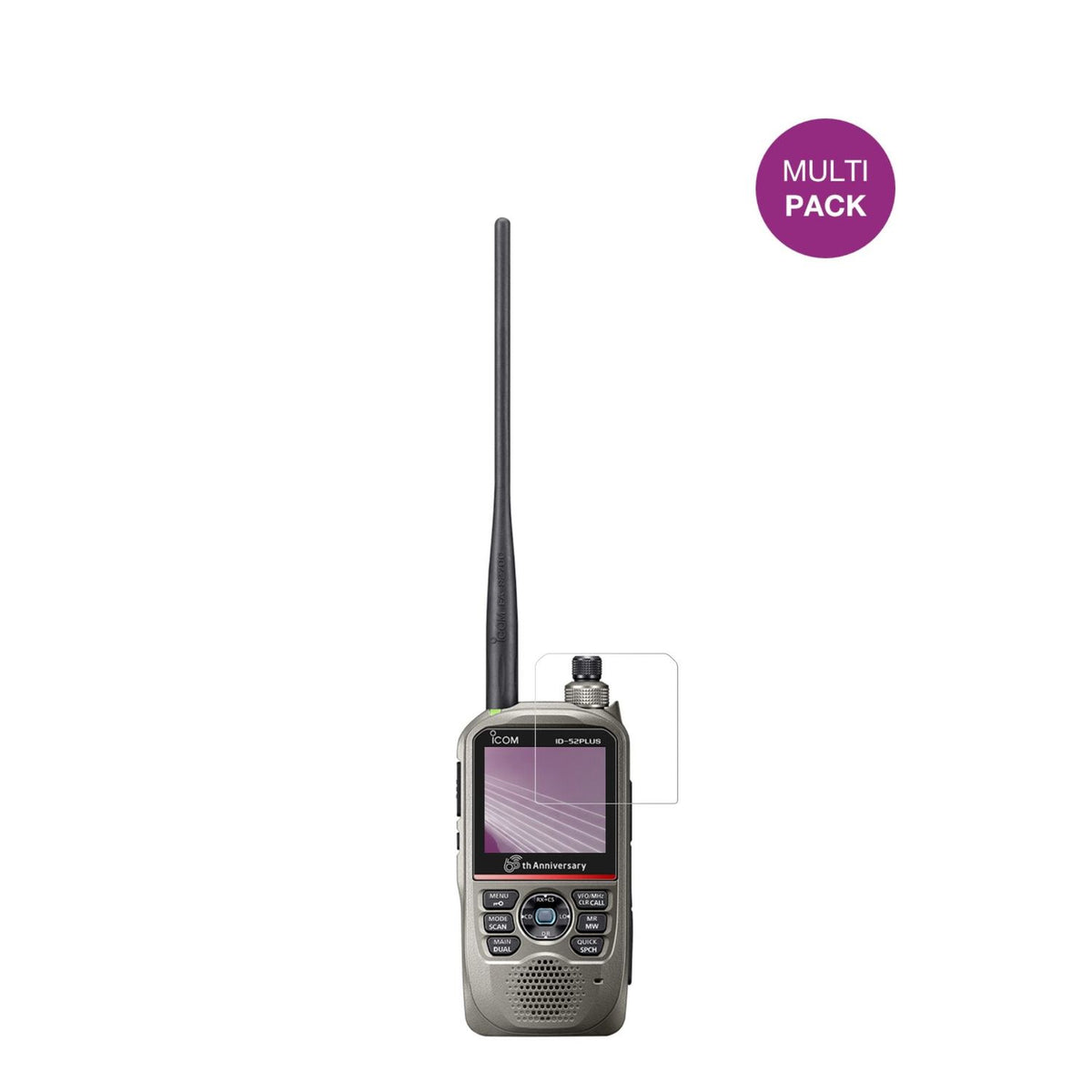 4x Schutzfolie klar für Icom ID-52E PLUS 60th Display-Schutzfolie