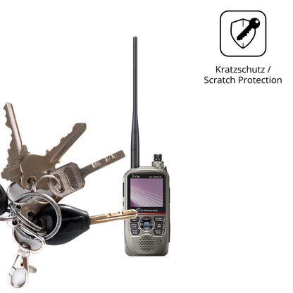 4x Schutzfolie klar für Icom ID-52E PLUS 60th Display-Schutzfolie