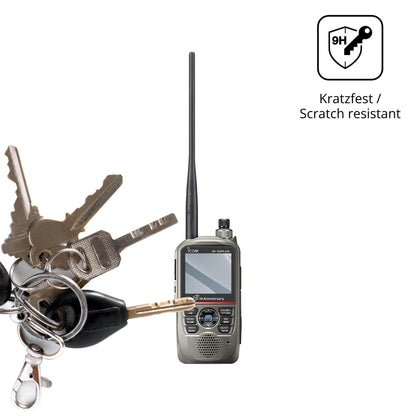 2x 9H Schutzfolie matt für Icom ID-52E PLUS 60th Panzerfolie