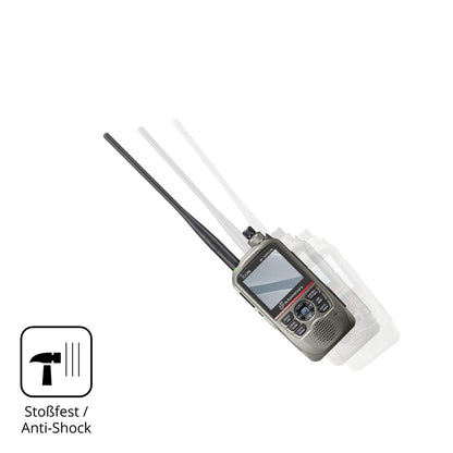 2x 9H Schutzfolie matt für Icom ID-52E PLUS 60th Panzerfolie