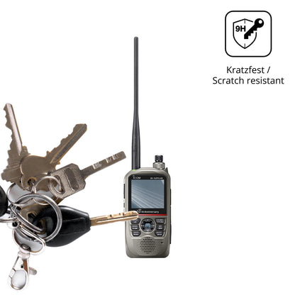 2x 9H Schutzfolie für Icom ID-52E PLUS 60th Panzerfolie