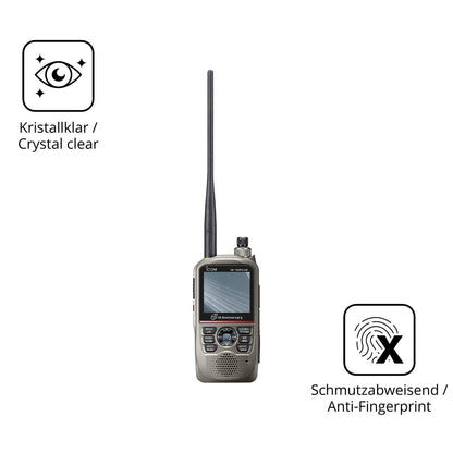 2x 9H Schutzfolie für Icom ID-52E PLUS 60th Panzerfolie