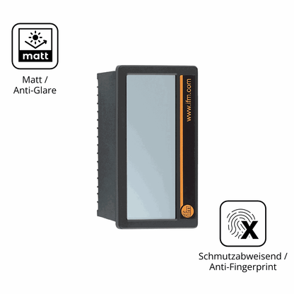D�nne und entspiegelnde Folie passend zugeschnitten f�r ifm DX2055