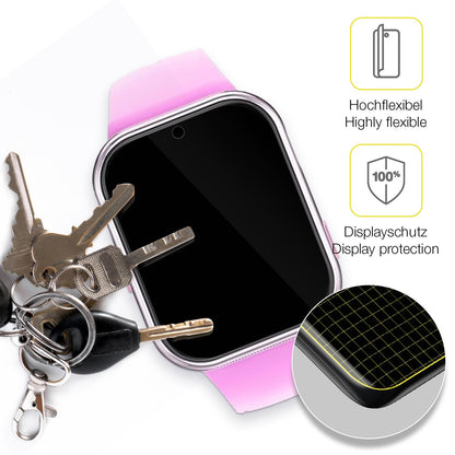dipos Displayschutz für Igreeman Kinder Smartwatch, transparente Oberfläche, geringe Dicke und perfekte Passform