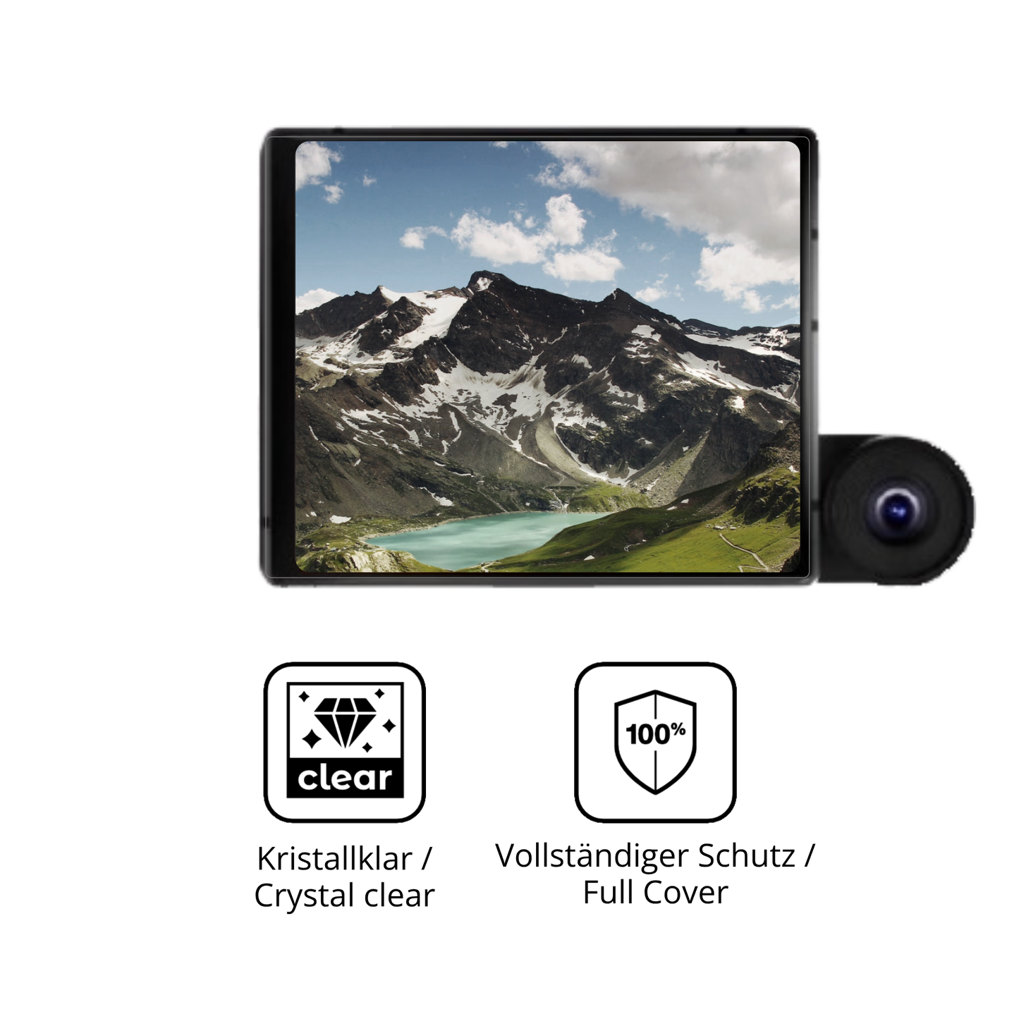 Dünne und klare Folie passend zugeschnitten für ikkomindone pro